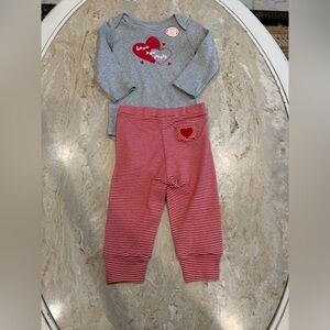 Infant Valentine’s Day outfit